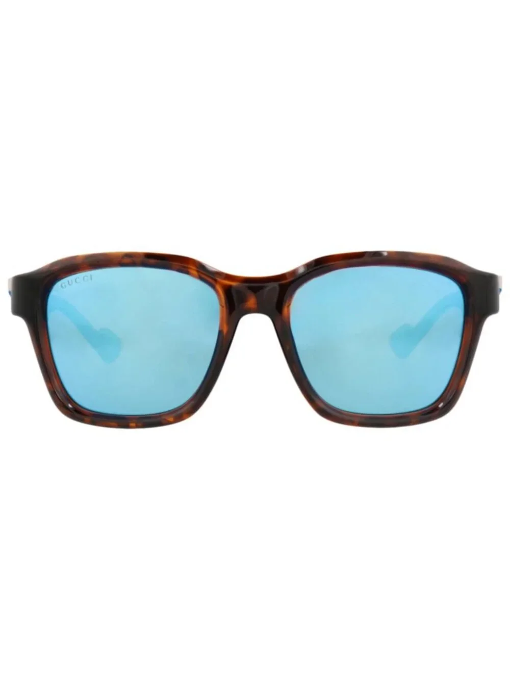 New Gucci Women's Sunglasses Square Rectangle Injection Frame Mens Havana Havana